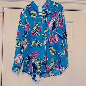 New with tag Tommy Bahama linen button up shirt